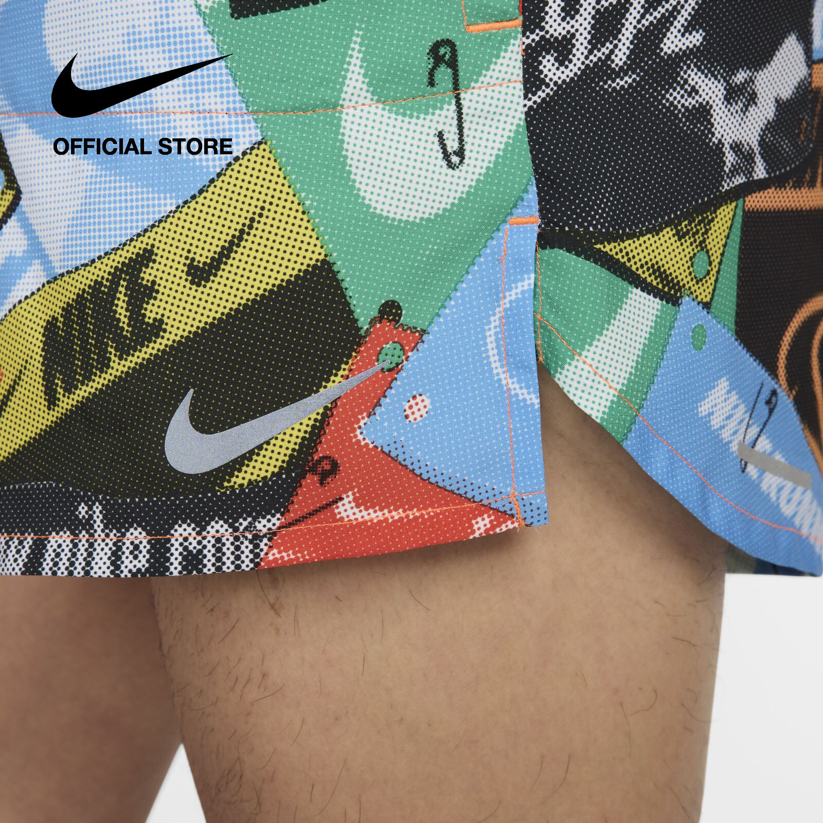 Nike Dri-Fit Men's Stride Run Energy 5" Brief-Lined Running Shorts - Total Orange · v4