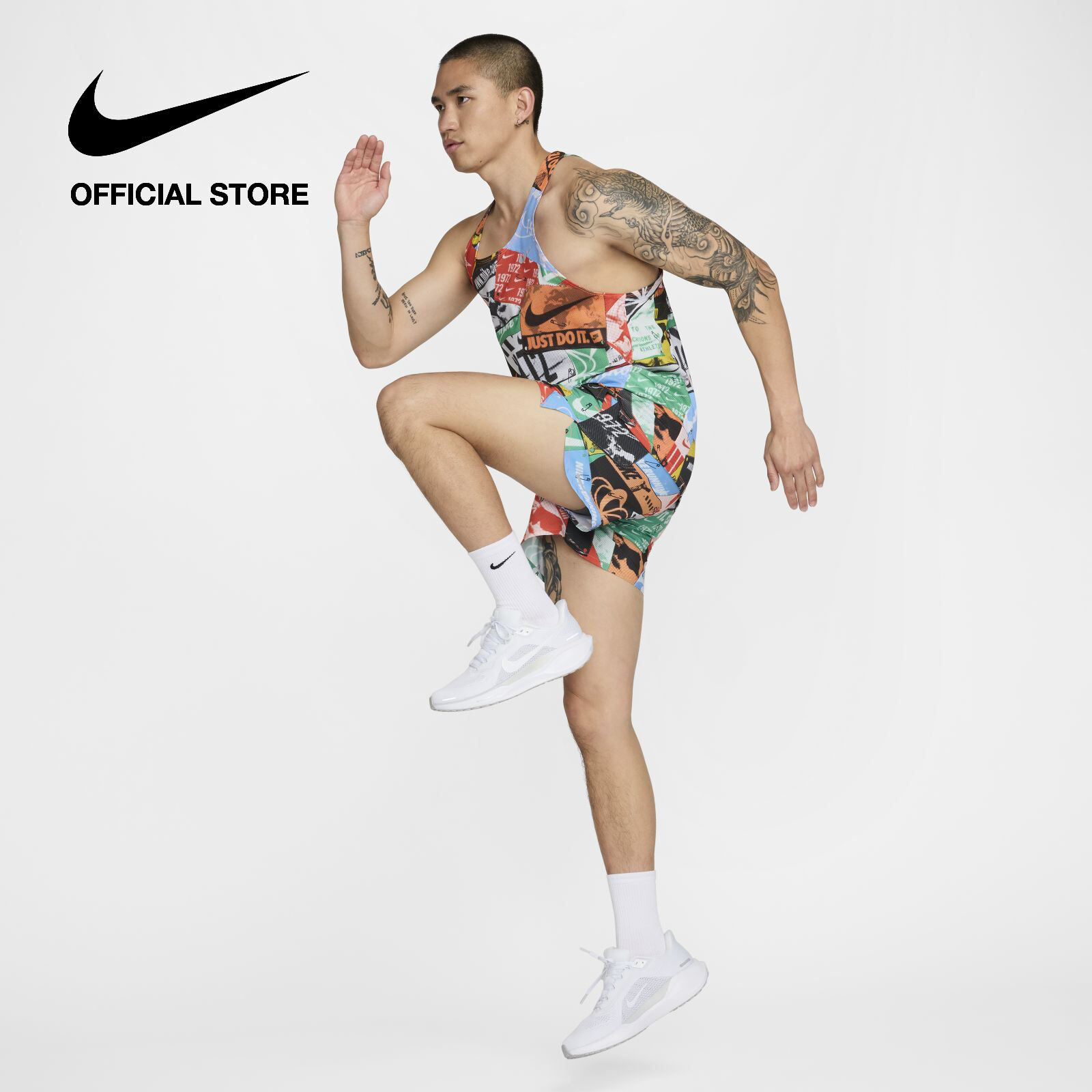 Nike Dri-Fit Men's Stride Run Energy 5" Brief-Lined Running Shorts - Total Orange · v4