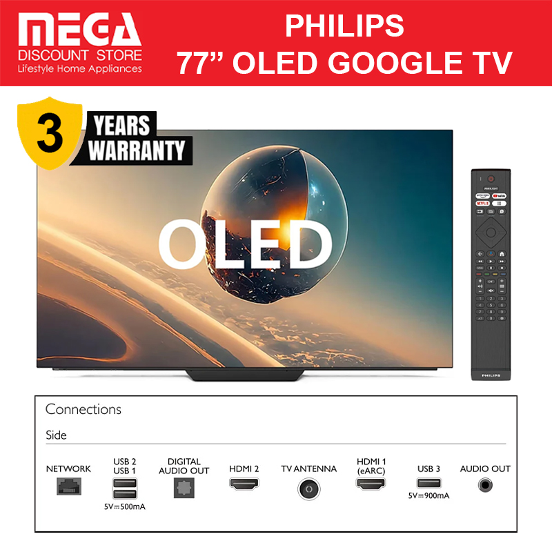 PHILIPS 77OLED720 77" OLED 4K GOOGLE TV
