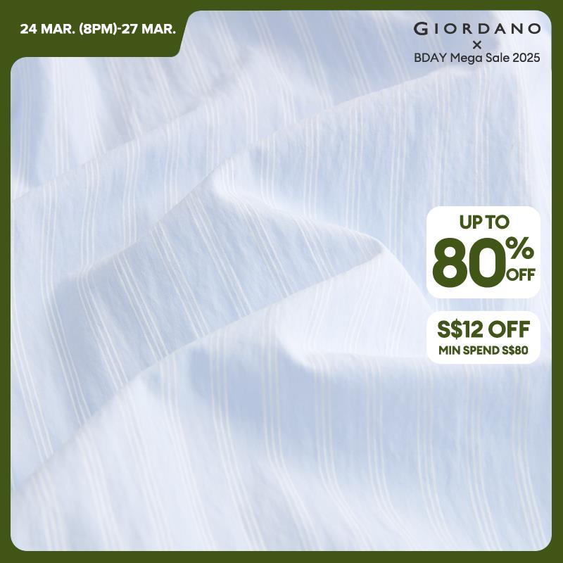 Giordano Women V-neck collar tie waist stripe shirt Free Shipping 18345505