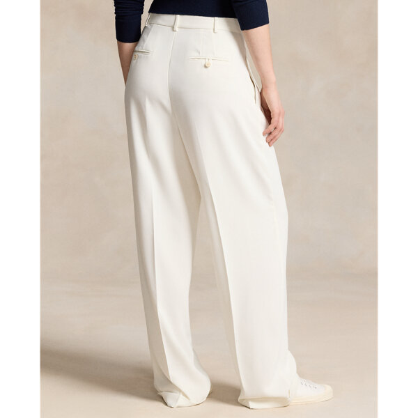 Polo Ralph Lauren Women Pleated Straight-Leg Pant