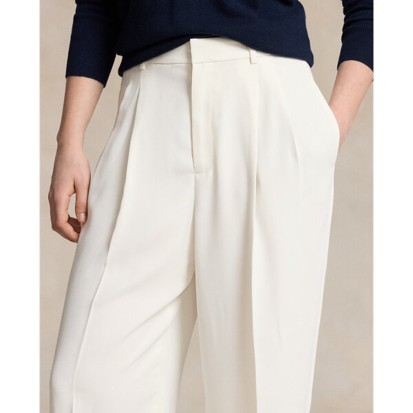 Polo Ralph Lauren Women Pleated Straight-Leg Pant