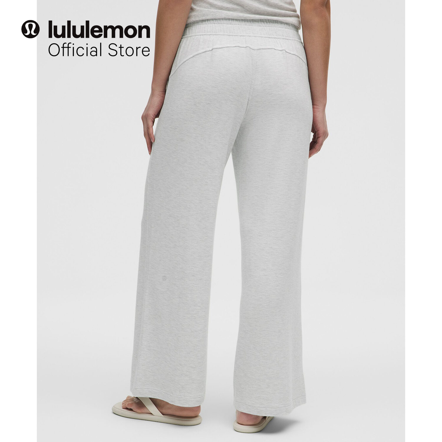 Lululemon BeCalm Damenhose mit mittlerem Bund und weitem Bein — Asiatische Passform