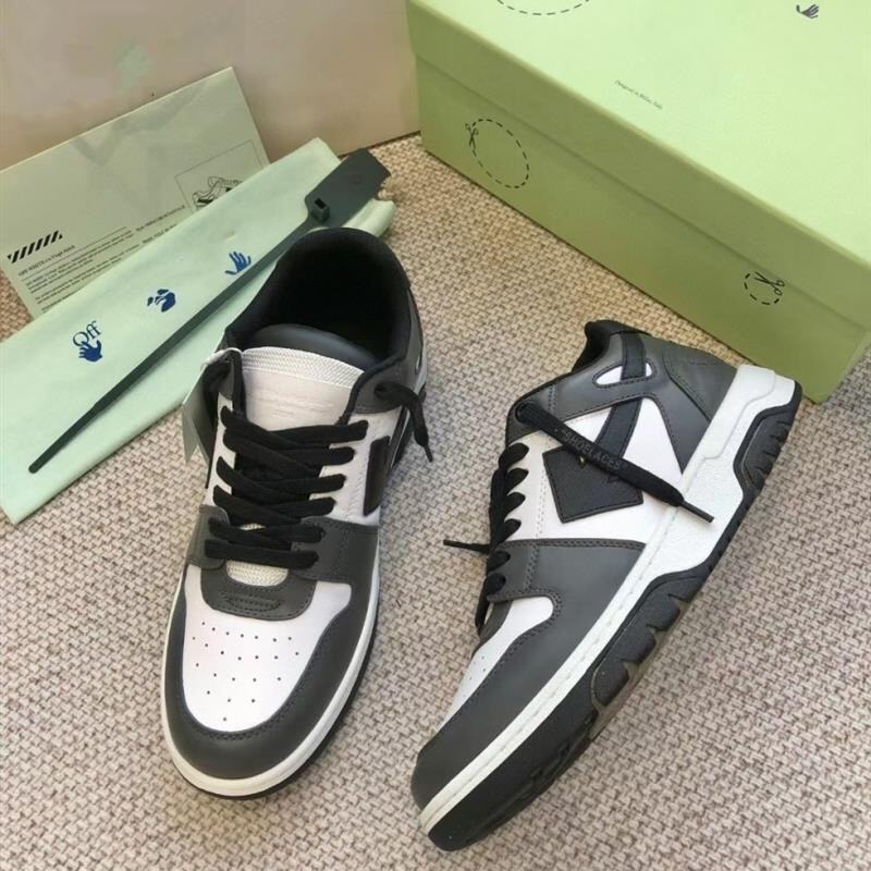 Off-White Thick-Heeled Casual Sports Shoes Unisex Fashionable Leisure Sneakers Luxury Women's Flat Footwear round Toe Mesh Inner · v11