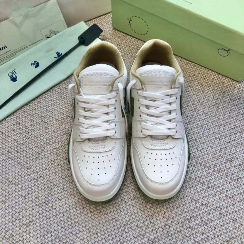 Off-White Thick-Heeled Casual Sports Shoes Unisex Fashionable Leisure Sneakers Luxury Women's Flat Footwear round Toe Mesh Inner · v10