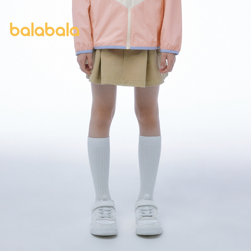 balabala Children Skirt Girl Skirt Summer 2025 New Short Half Skirt Outdoor Style Cotton Fashion Trendy · v4