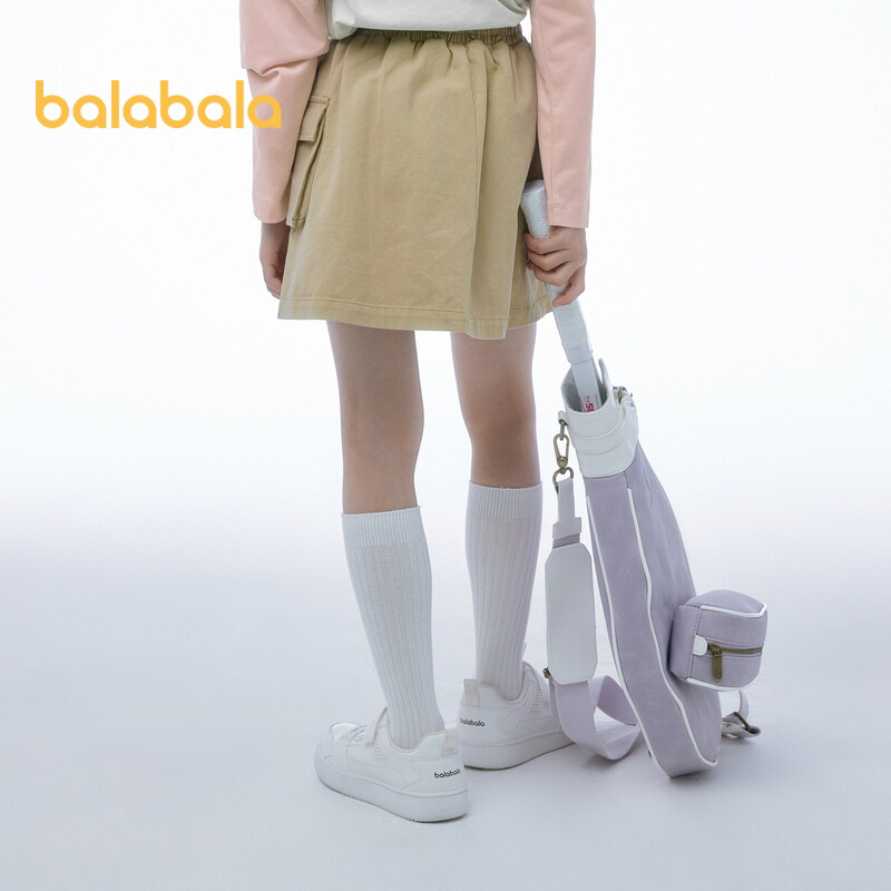 balabala Children Skirt Girl Skirt Summer 2025 New Short Half Skirt Outdoor Style Cotton Fashion Trendy · v4