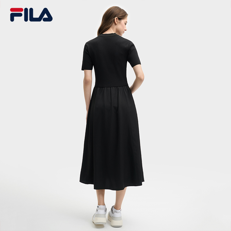 FILA CORE LIFESTYLE HERITAGE SPRING IMAGINATION Women Dress (Black) · v2