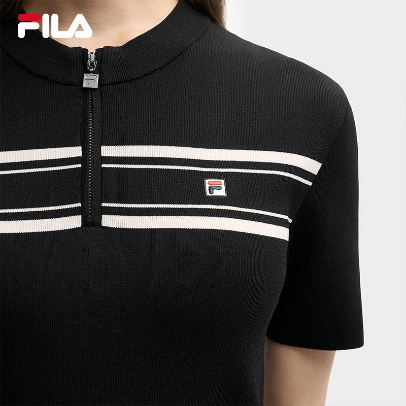 FILA CORE LIFESTYLE HERITAGE SPRING IMAGINATION Women Dress (Black) · v2