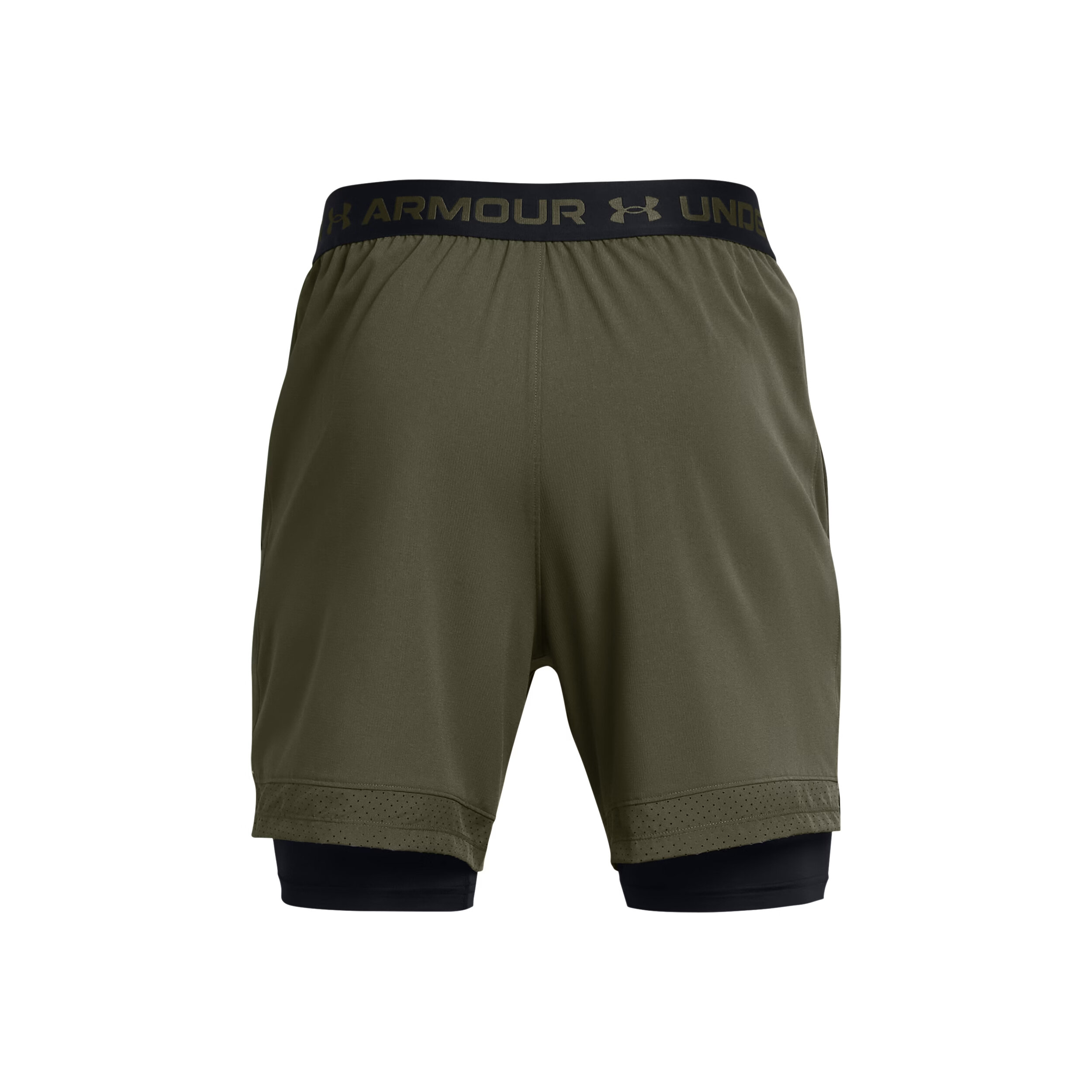 Under Armour Men's UA Vanish Woven 2-in-1 Shorts - GREEN (390) · v3