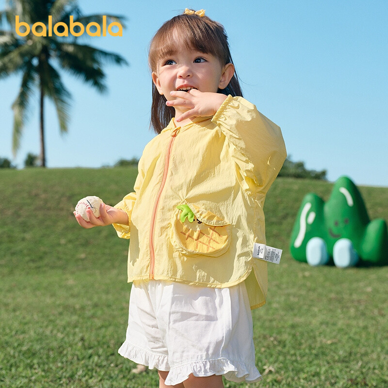 balabala Children Sunscreen Jacket Thin Outerwear For Little And Big Kids Boy And Girl 2025 Summer New Upf50 · v5