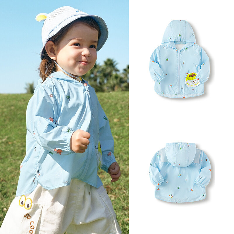 balabala Children Sunscreen Jacket Thin Outerwear For Little And Big Kids Boy And Girl 2025 Summer New Upf50 · v5