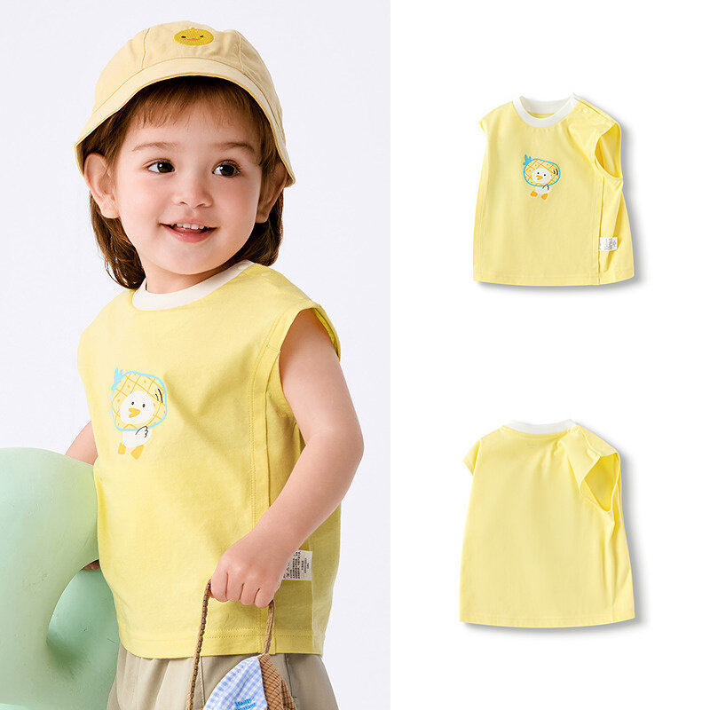 balabala Baby T Shirt Children Top Girl Clothing Boy Short Sleeve 2025 New Spring Summer Sweet Trendy · v7