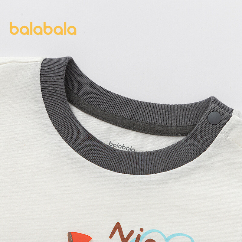 balabala Baby T-Shirt Boy And Girl Short Sleeves 2025 New Spring And Summer Sweet Trendy · v4