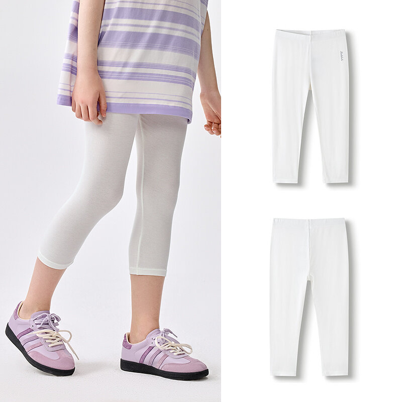 balabala Girl Leggings Children Pants 2025 Spring And Summer New Mid And Big Kids Five-Part Pants Dance And Casual · v5