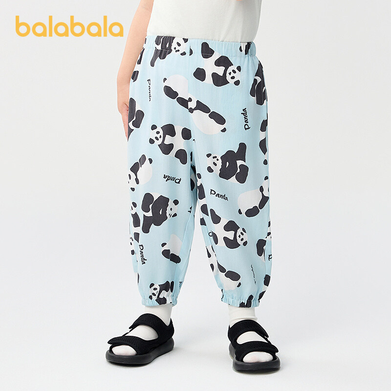balabala Children Pants For Boy And Girl Summer Antimosquito Pants Little Kids Summer Breathable Outdoor Casual Pants · v4