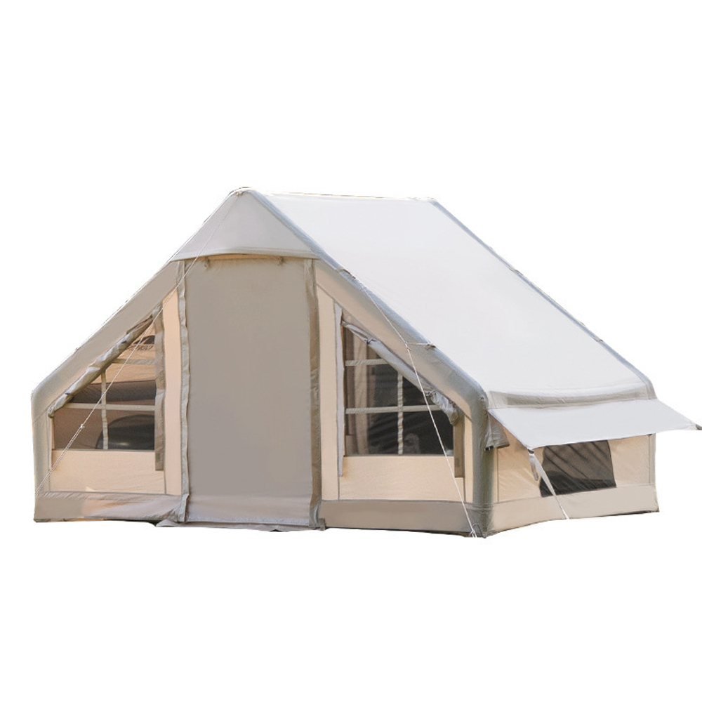 TOMSHOO Easy Setup Tent And 8 Windows Inflatable Tent Doors And 8 Mesh Windows Pump 4-8 Person Blow Outdoor Waterproof X 200 X 4-8 People Person Blow Up With Mesh Windows Cabin Tent Air Tent Waterproof