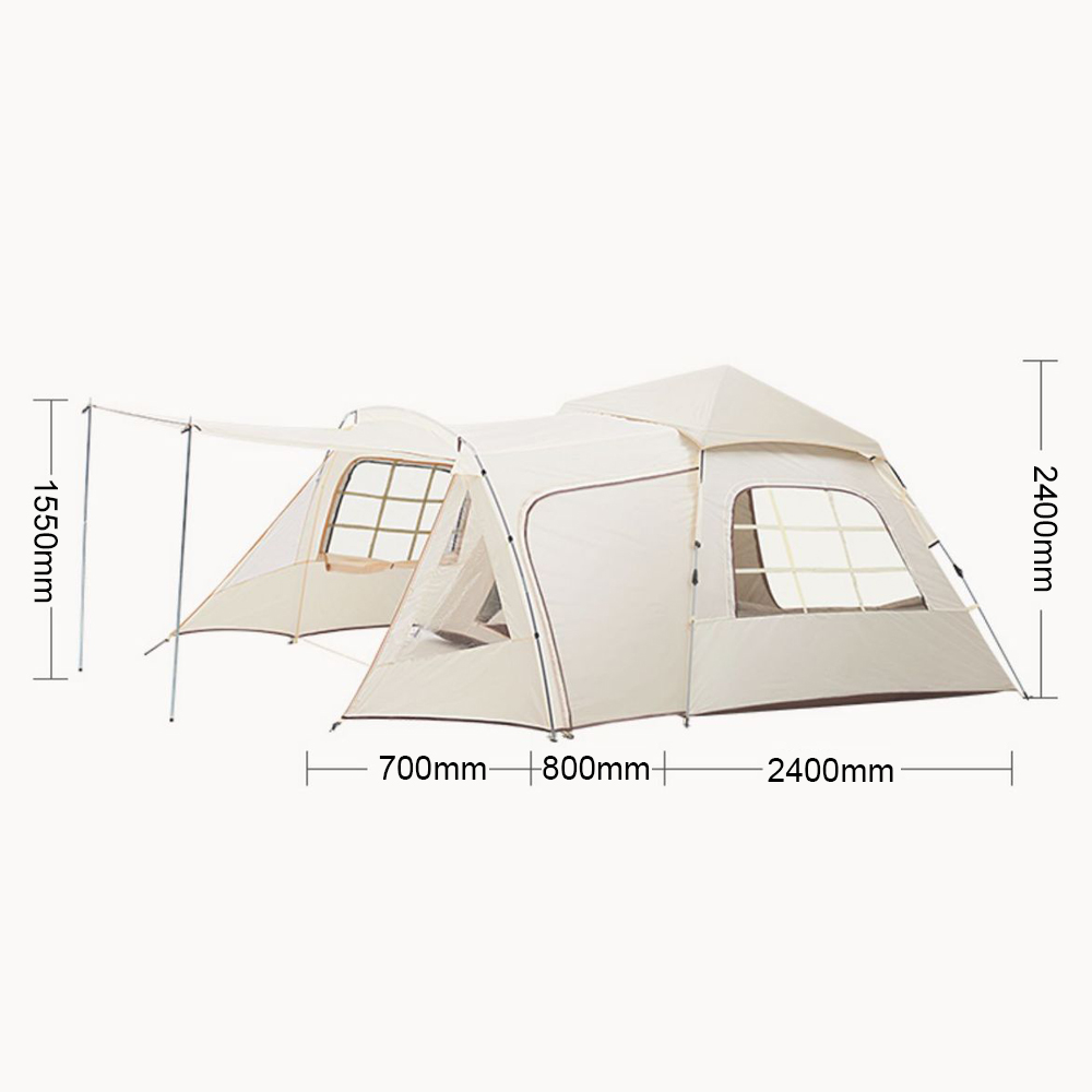 TOMSHOO Tent Portable Rainproof Tent Shelter Outdoor Tent Kipop Shelter. Eryue Siuke Mizuh Dieri Mewmewcat Ichu Tubbek Rainproof -proof Tent Buzhi Adben Iuppa · v21