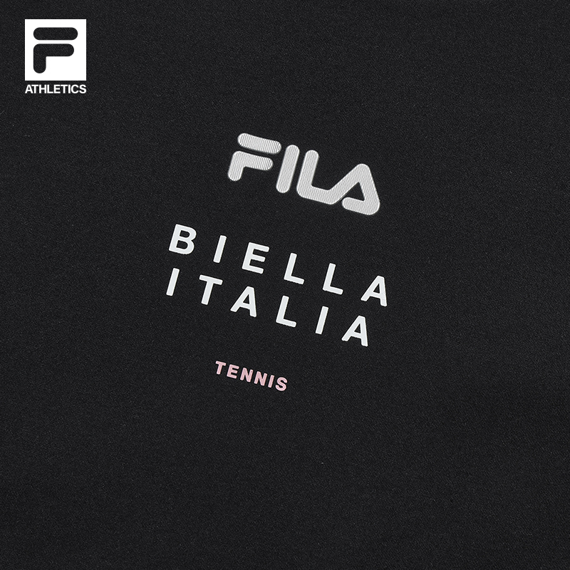 FILA CORE ATHLETICS TENNIS ELECTRONIC SWING Women Short Sleeves T-Shirt (Black) · v2