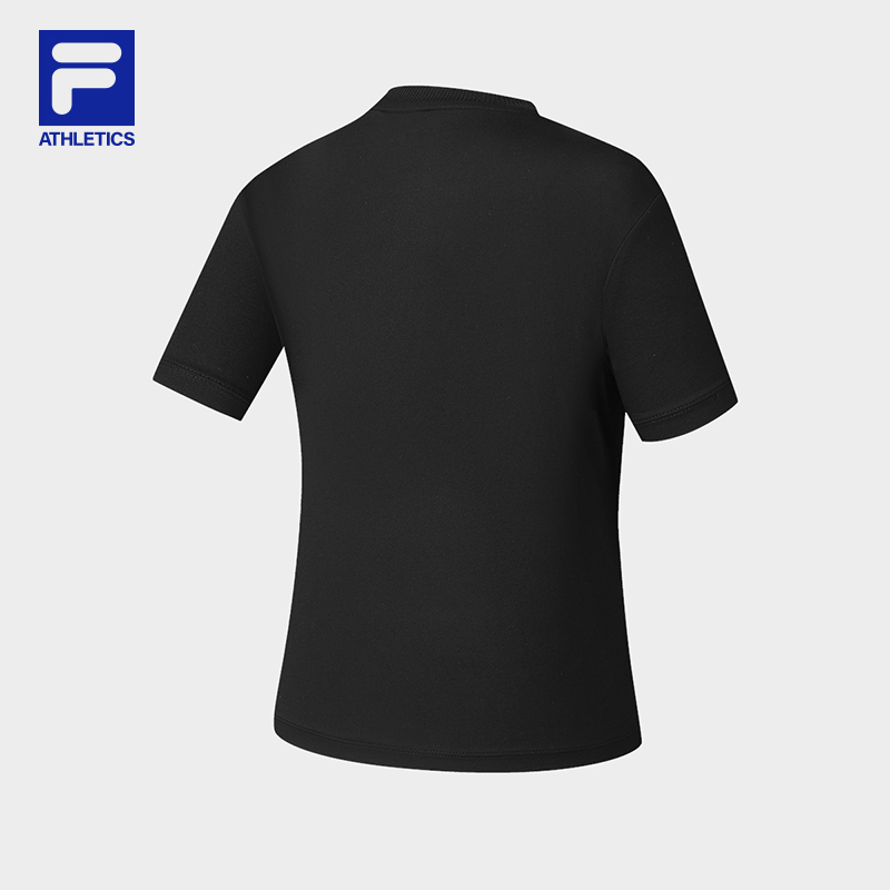FILA CORE ATHLETICS TENNIS ELECTRONIC SWING Women Short Sleeves T-Shirt (Black) · v2