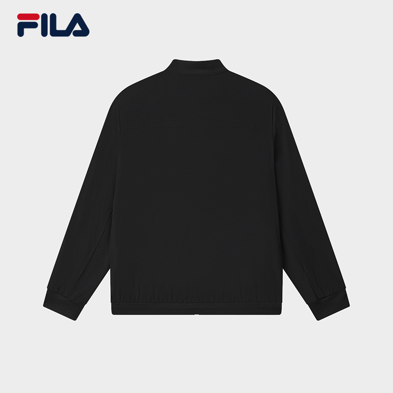 FILA CORE LIFESTYLE WHITE SPORTY & LUXURIOUS Men Woven Jacket (Black) · v3