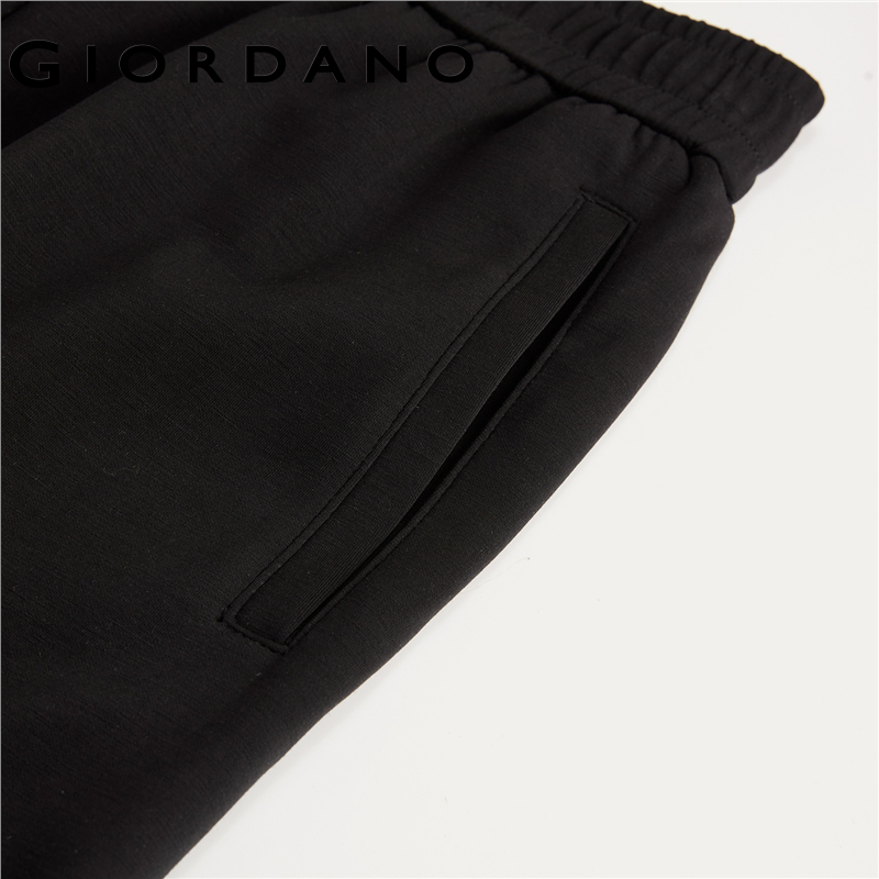 Giordano Women Drawstring elastic waist wide leg pants Free Shipping 18415507 · v3