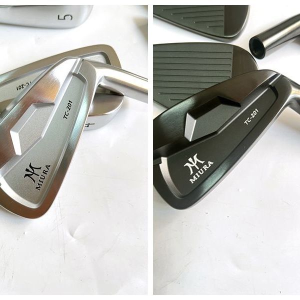Miura TC-201 Irons Golf Clubs Soft Iron Forged Iron Set Only Head（4-9P 7PCS） Men's Cavityback Profile Irons · v16