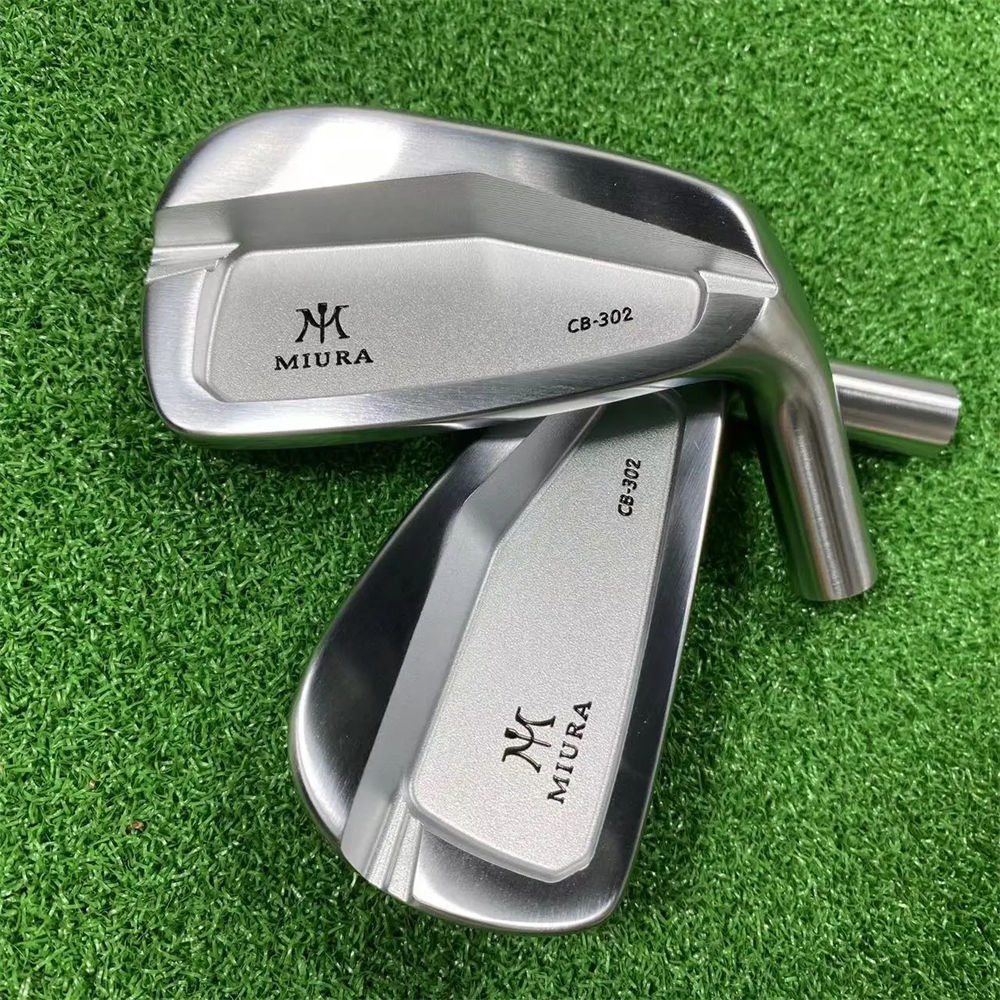 Miura CB-302 Irons Golf Clubs Soft Iron Forged Iron Set Only Head（4-9P 7PCS） Men's Cavityback Profile Irons Only Head