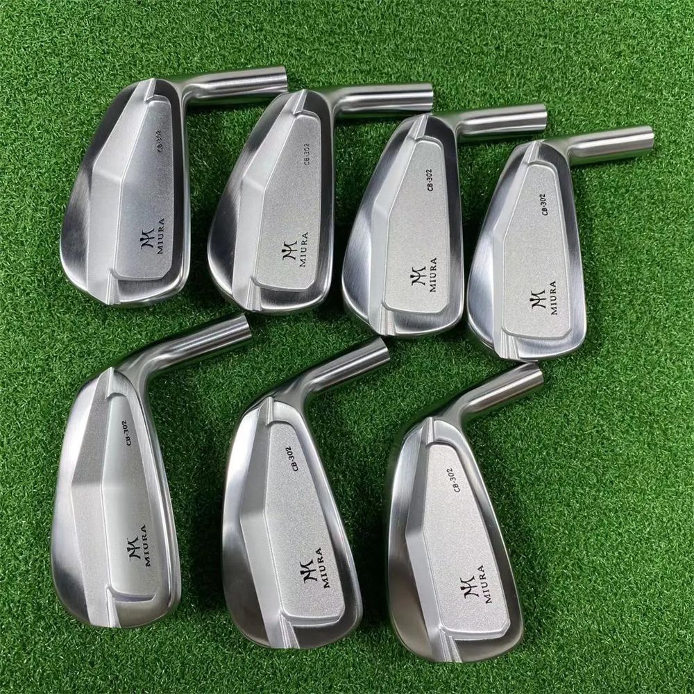 Fers à repasser Miura CB-302, clubs de golf en fer doux, fer forgé, tête seule (4-9P, 7 pièces), fers à repasser à profil Cavityback pour hommes