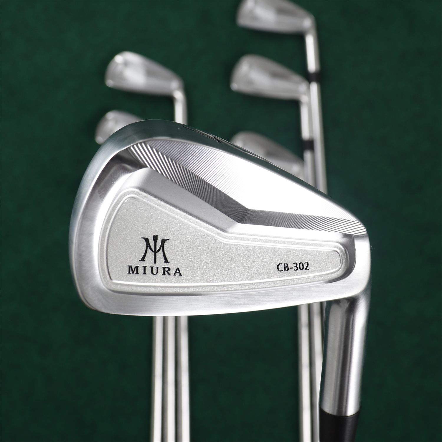 Miura CB-302 Irons Golf Clubs Soft Iron Forged Iron Set Complete Set （4-9P 7PCS） Men's Cavityback Profile Irons S20C