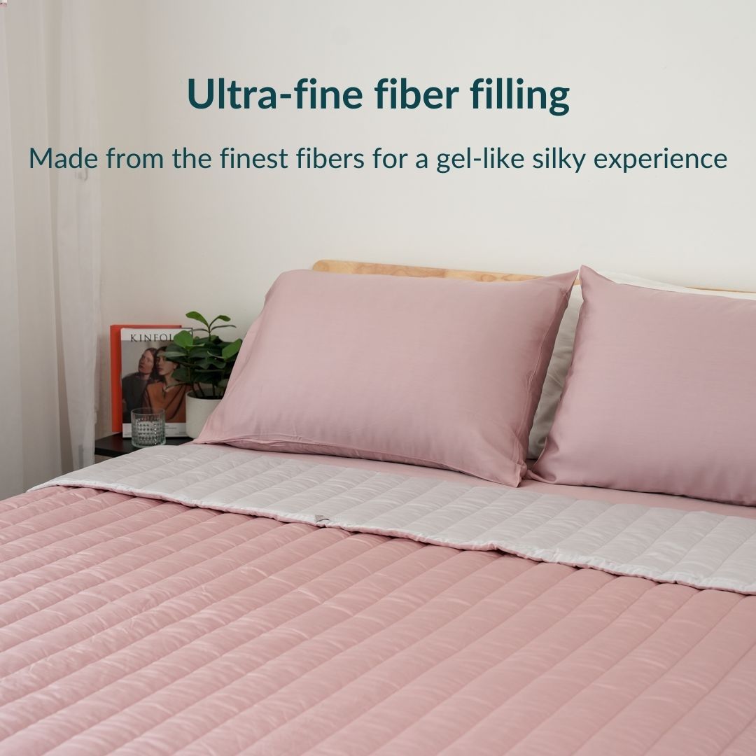 KAPAS LUXE | Quilted Comforter Set | TENCEL | 300TC | Include Bedsheet + Pillowcases · v3