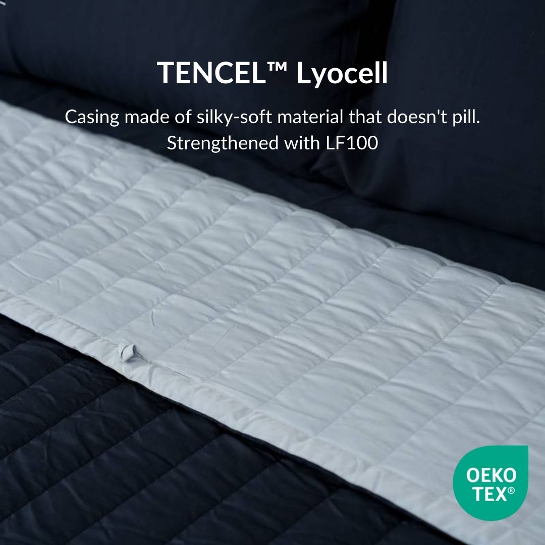 KAPAS LUXE | Quilted Comforter Set | TENCEL | 300TC | Include Bedsheet + Pillowcases · v3