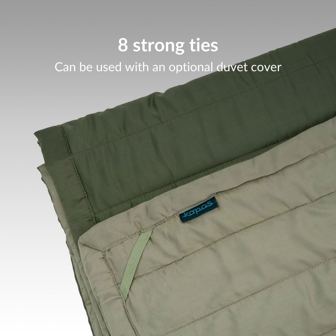 KAPAS LUXE | Quilted Comforter Set | TENCEL | 300TC | Include Bedsheet + Pillowcases · v3
