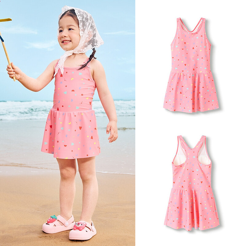 balabala Kids Swimsuit Quick-Drying Sunscreen Wetsuit For Girl 2025 New Summer Fashionable · v2