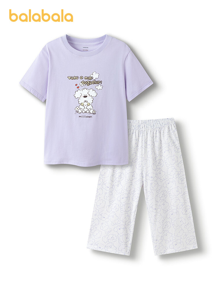 balabala Miiiiichan Ip Children Pajama Set Boy Girl Home Clothing Air Conditioning Summer Style