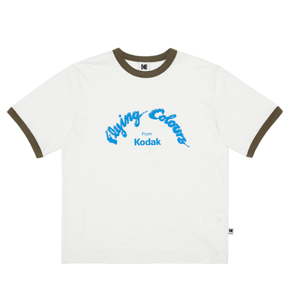 Maglietta KODAK Apparel Graphic Unisex Ringer (nuova dal 2025)