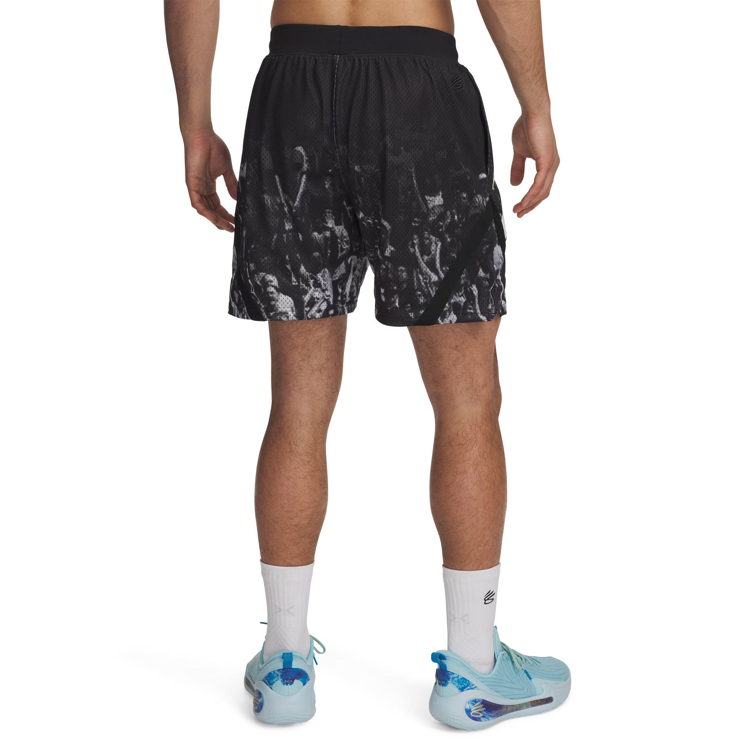 Under Armour Curry Signature Subshort voor heren, ZWART (001)