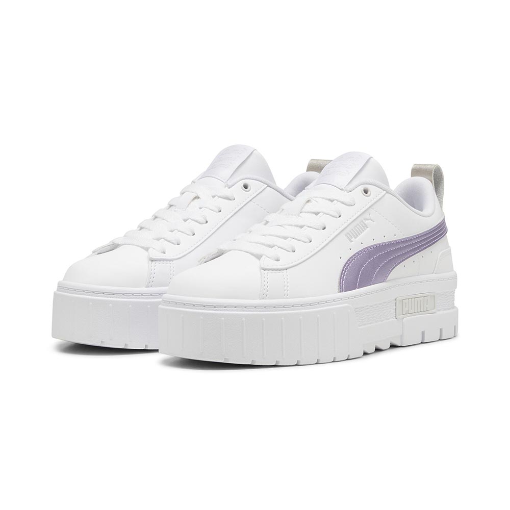 [جديد] حذاء رياضي نسائي من PUMA Mayze Glow-Up (أبيض)