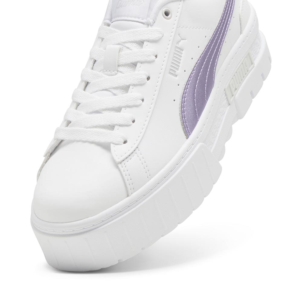 [جديد] حذاء رياضي نسائي من PUMA Mayze Glow-Up (أبيض)