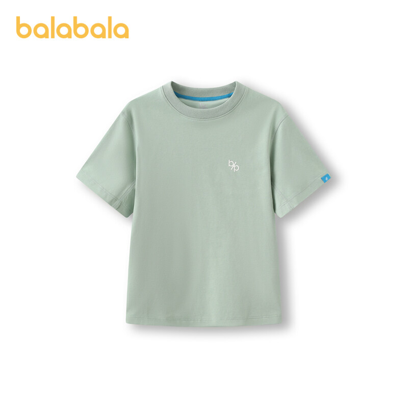 Maglietta a maniche corte per bambini balabala, abbigliamento estivo, da ragazzo e ragazza, fresca, traspirante, ad asciugatura rapida, adatta alla famiglia, abbinata alla moda