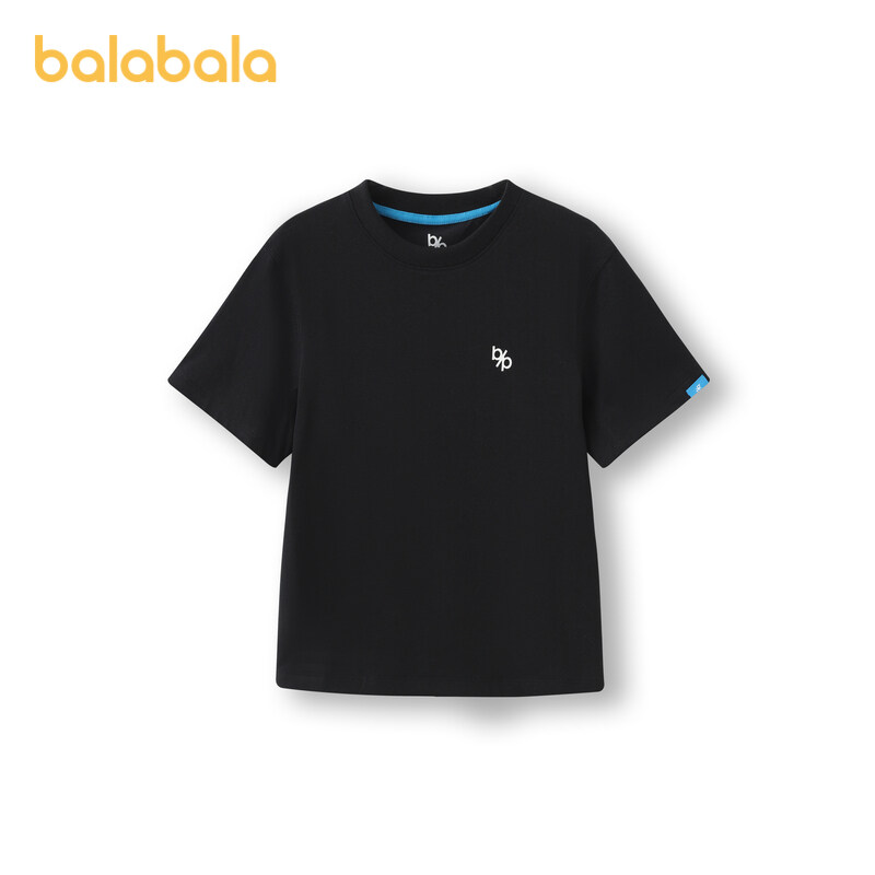 Maglietta a maniche corte per bambini balabala, abbigliamento estivo, da ragazzo e ragazza, fresca, traspirante, ad asciugatura rapida, adatta alla famiglia, abbinata alla moda