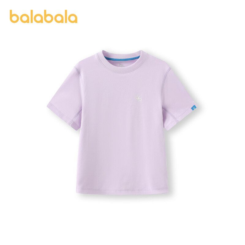 Maglietta a maniche corte per bambini balabala, abbigliamento estivo, da ragazzo e ragazza, fresca, traspirante, ad asciugatura rapida, adatta alla famiglia, abbinata alla moda