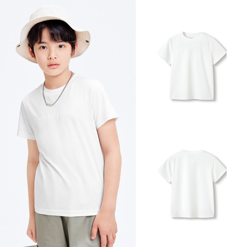 balabala Children Short Sleeve T-Shirt Boy Inner Wear Summer Girl Printed Fashion Comfortable Versatile Trendy · v5