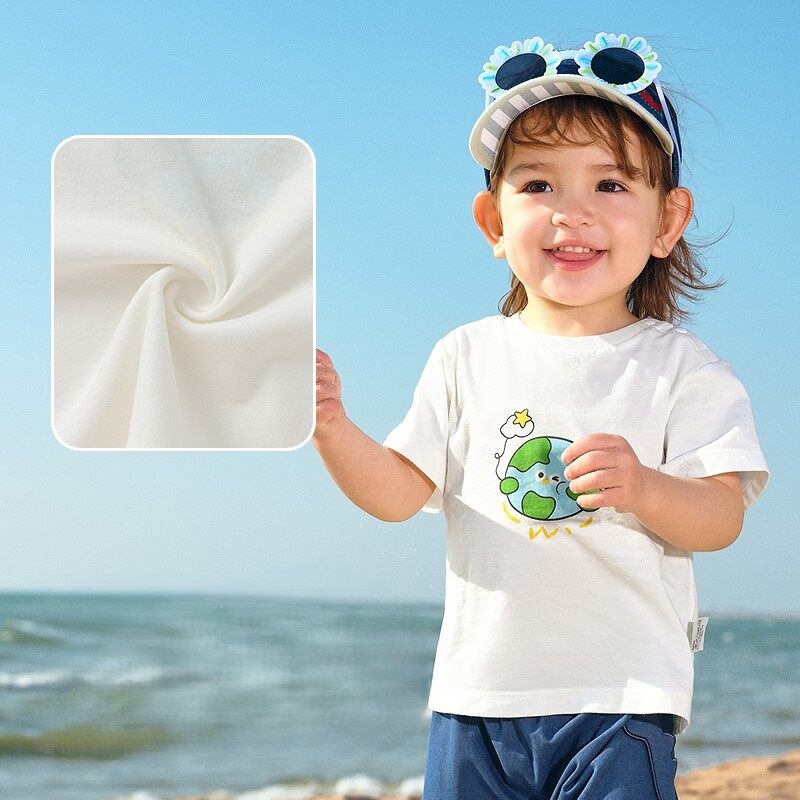 t-shirt balabala pour bébé, haut de gamme, vêtements pour garçons, manches courtes, nouvelle collection été 2025