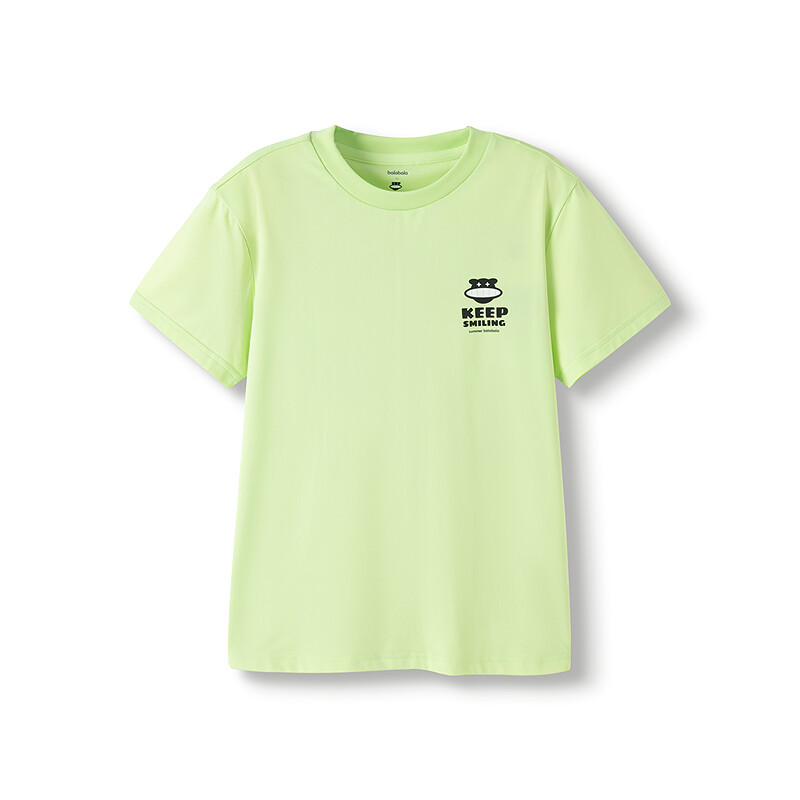 balabala Boy Short Sleeve T-Shirt New Summer Cotton Inner Wear Casual Children Quickdry Top Trendy · v2
