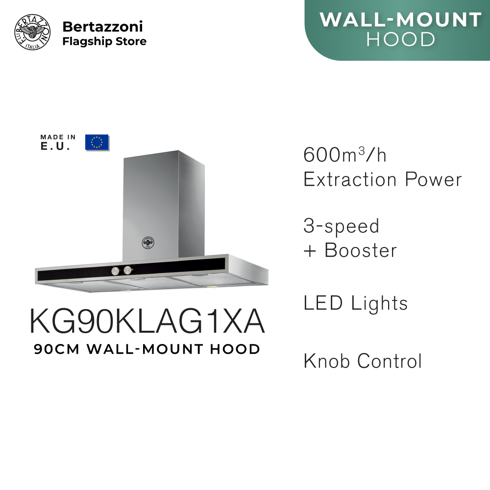 Bertazzoni KG90KLAG1XA 90cm Wall-Mount Hood · v11