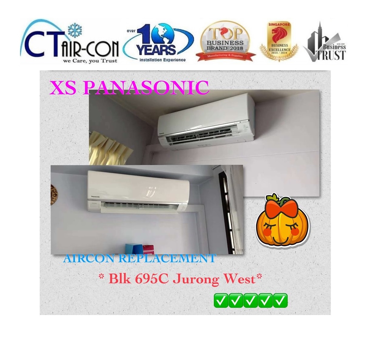 Panasonic INVERTER Air-Con ECONAVI [XS Series] System 4 (4 x Bedrooms) FREE Install + FREE Delivery + FREE $100 SERVICING Voucher + Dismantle & Disposal Old Air-Con Unit · v7