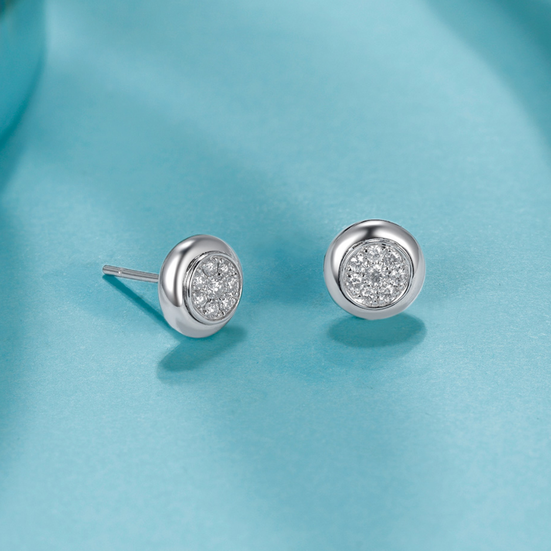 Rio Diamonds Fonial Diamond kolczyk z 18-karatowego białego złota