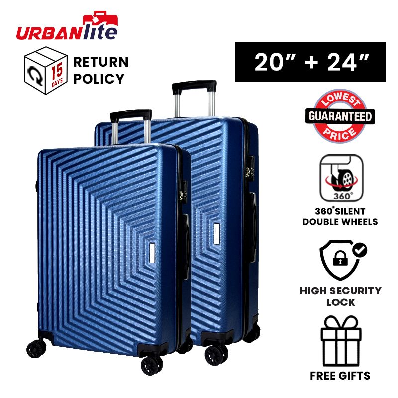 [SG Ready Stock] Bagaglio Spinner UrbanLite Trapez da 20 pollici + 24 pollici 360° a 8 ruote - ULH9913 3 giorni lavorativi per la consegna da parte di Universal Traveller