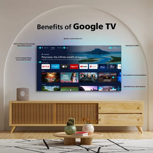 (Bulky) PHILIPS 50PUT7129/98 50" 4K UHD GOOGLE SMART LED TV WITH 3 YEARS WARRANTY, 50PUT7129, FREE DELIVERY · v16